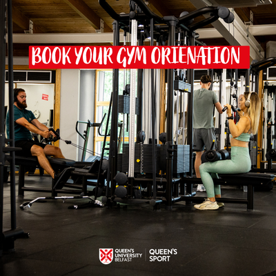 Gym Orientations (Degree’s Fitness) at Queen’s Sport: Various dates